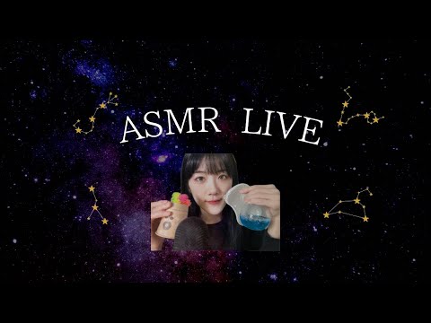 【ASMR】TikTok LIVE 3/25  スプーン🥄スライム、うにぼうず、キッズメイクロールプレイ