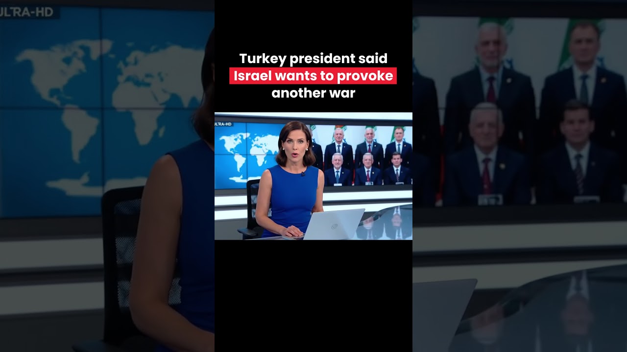 Turkey president said Israel wants to provoke another war