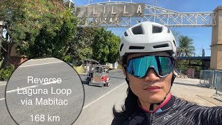 Reverse Laguna loop via Mabitac with SCG | 168 km.
