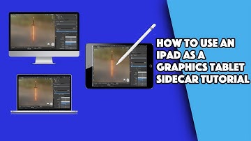 How to use iPad as a Graphics Tablet | Sidecar Tutorial