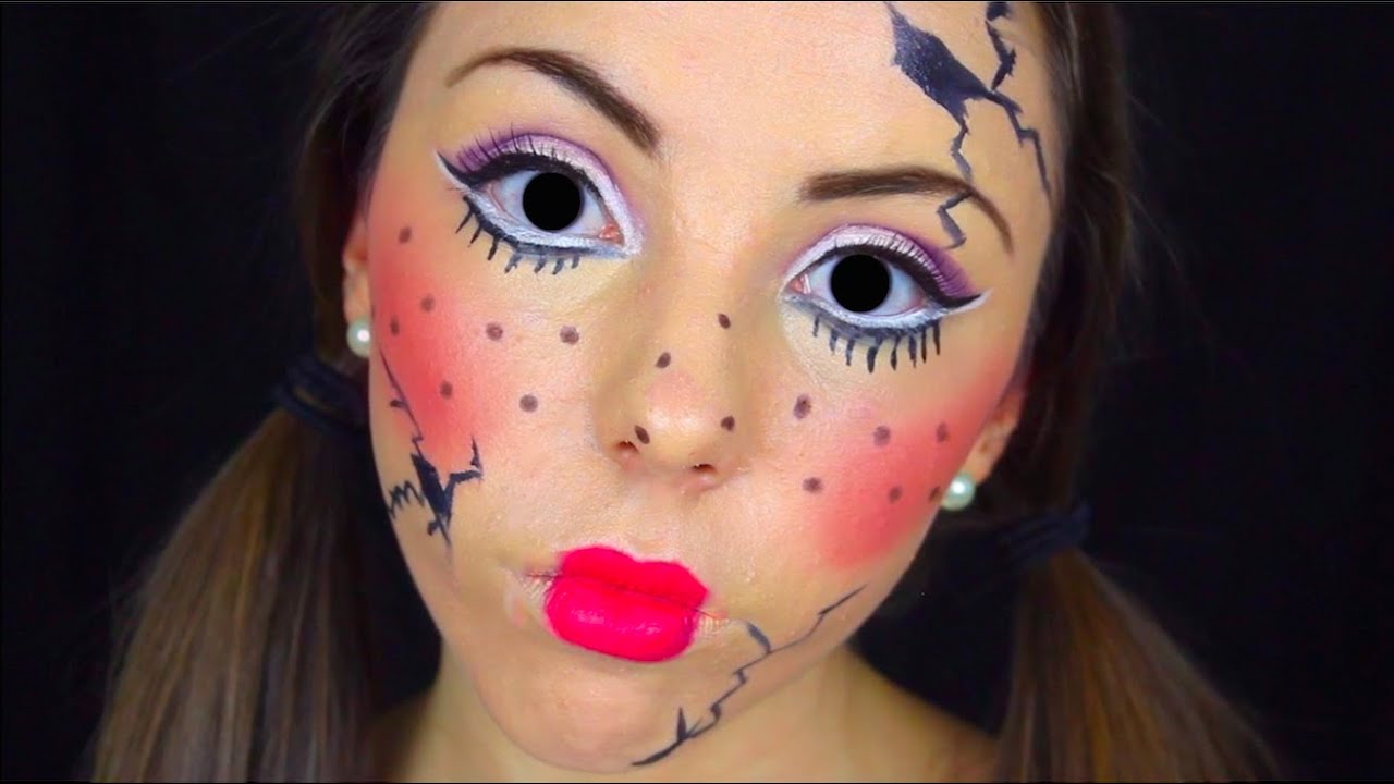 Creepy Cracked Doll Makeup Tutorial Melanie Martinez Inspired