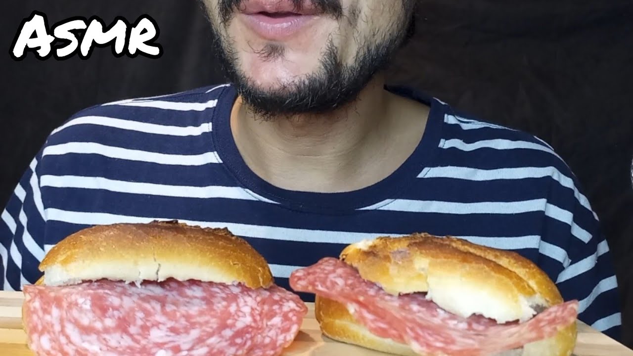 MUKBANG ITA | PANINI CON SALAME MILANO EATING SOUNDS *ASMR CIBO ITALIANO