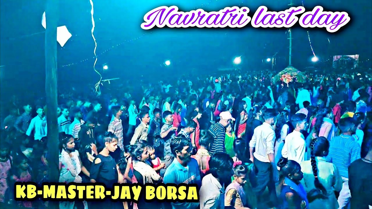 Navratri Program Last Day✨|✨JAY MUSICAL DNH | New Latest Garba | Singer🎤Kinjal & Jayesh 9714012305