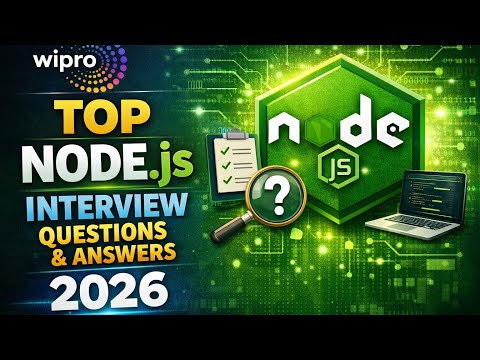 Top Node.js Interview Questions & Answers #nodejs #reactjs  #javascript #wipro