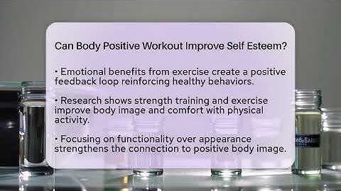Can Body Positive Workout Improve Self Esteem? - Inside Body Image