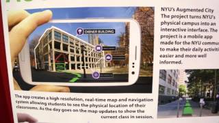 AWE.tv Floor Demo with Mark Skwarek, Director - NYU Mobile AR Lab