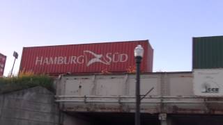 Chasing a CSX Double Stack Train