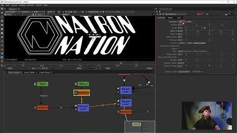 VFX with Natron - E0083 - Old Laser Logo Part 2 - Merged Text Outlines