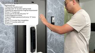 Tenon D7pro smart lock installation and operation guide