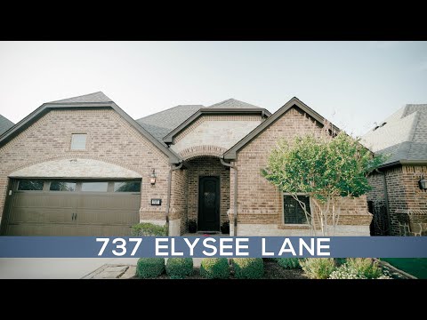 737 Elysee Lane, Keller, TX home video tour