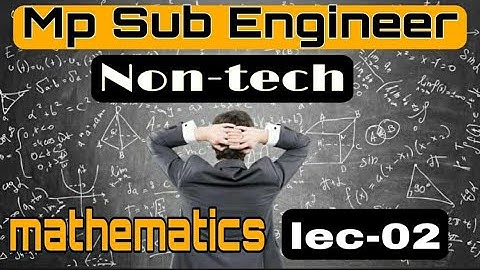 Vyapam Sub Engineer Non Technical Complete Course | Mathematics | mp sub engineer online course