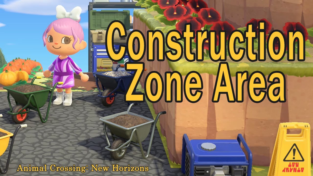 Construction Zone Area Animal Crossing New Horizons YouTube