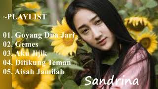 SANDRINA ALBUM GOYANG 2 JARI || GEMES || AKU JIJIK || DITIKUNG TEMAN || AISAH JAMILAH