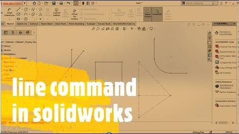 What is line command and their types in solidworks?#line #command #SolidWorks