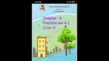 Practice set 4.2 / Q.no 3 /10th std / maths 2