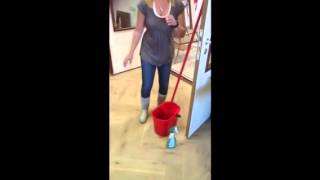 Onderhoud Houten Vloer Behandeld Met Skylt Lak, Skylt Condi