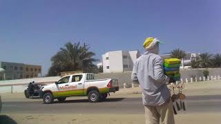 Promenade en moto à #Nouakchott Mauritanie - durée 18 mn