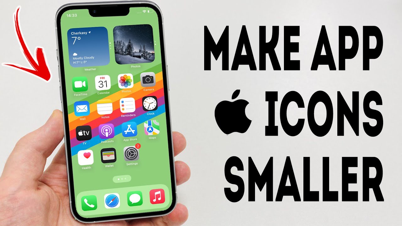 How To Make App Icons Smaller On iPhone - Full Guide - YouTube