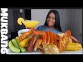 SEAFOOD BOIL MUKBANG | SNOW CRAB LEGS EATING SHOW + FLORIDA BUTTER SAUCE RECIPE