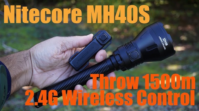 Nitecore MH40S Remote Controlled Flashlight Kit Review! 