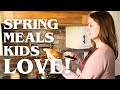 Spring meals the whole family will love whats for dinner