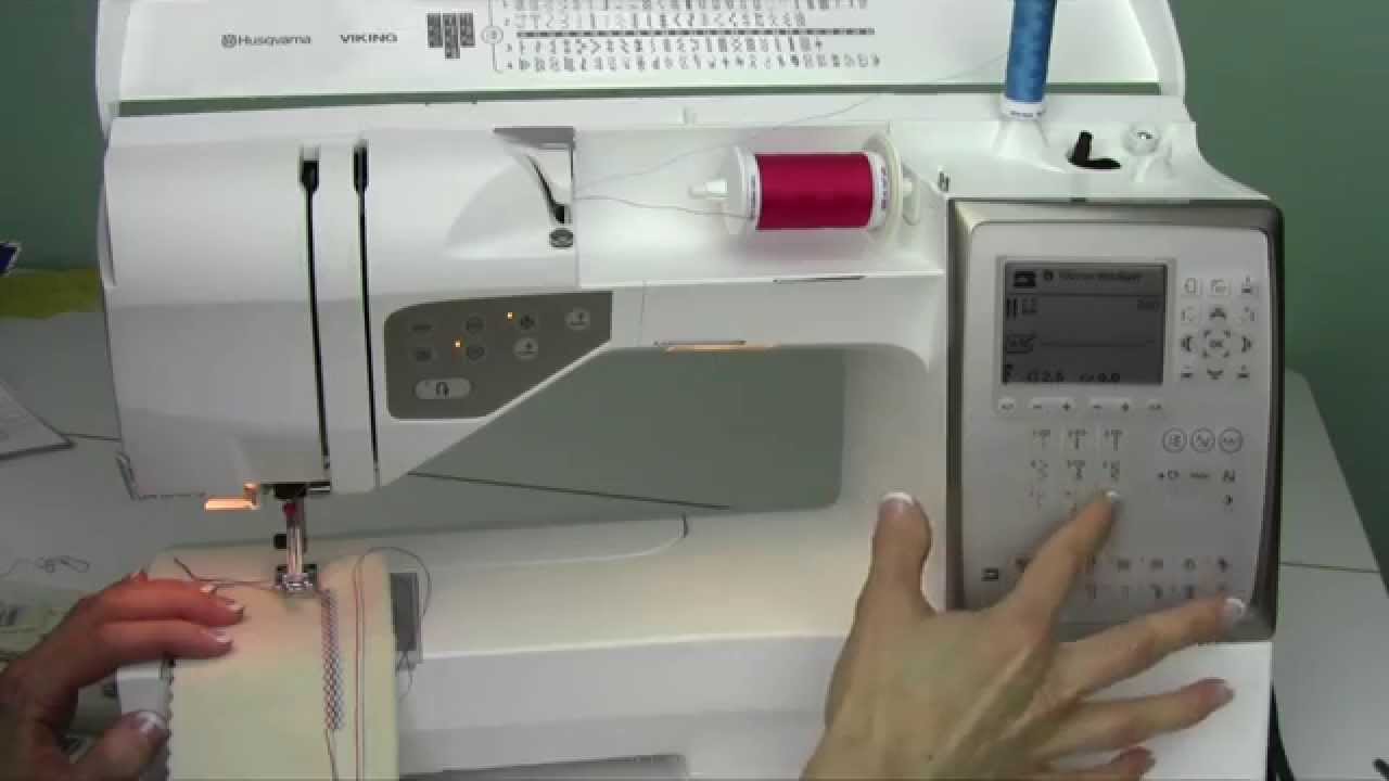 Husqvarna Viking Topaz 20 51 Twin Needle & Double Needle Threading & Set Up YouTube
