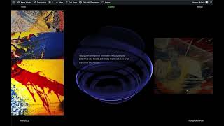 Elementor Magic Scroll example on blank canvas with Lenis.