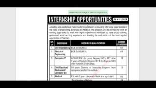 www hrd1902 com pk Internships 2024 April May PAEC Apply Online Public Sector Organization Latest