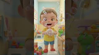 Hand Washing Steps Made Fun 🧼 #toddlers #childrenssongs #trading #animation #nurseryrhymes