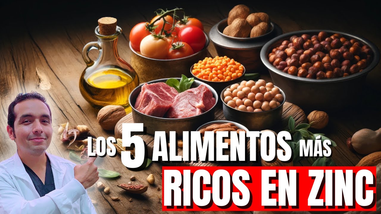 TOP 5 Alimentos Ricos en Zinc para Potenciar tu Salud 💪🦠 ¡No te los Pierdas! 🥜🥩