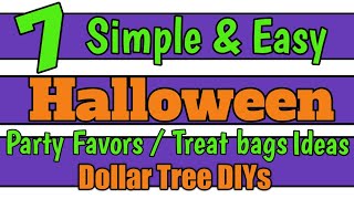 7  Simple & Easy Party Favors / Treat Bag Ideas Using Dollar Tree Items | Dollar Tree DIYs