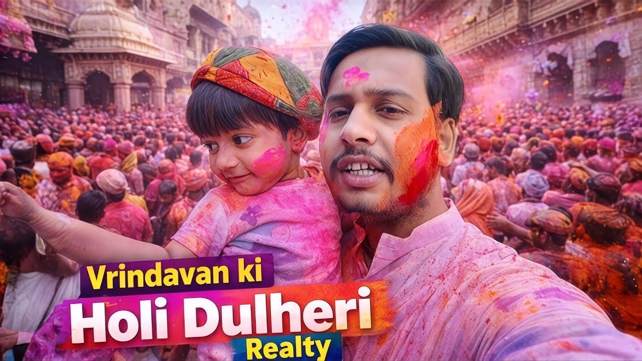This is Real Vrindavan Holi 😲 | Brajwasi Dulheri Celebration 