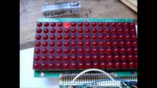LED matrix, first test