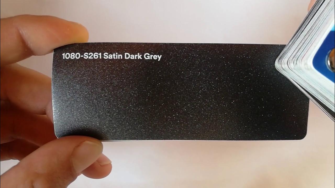 Dark Grey Silk (HM01) Vinyl Wrap