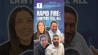 Rapid-Fire Questions: Lawyers Get Brutally Honest 😂⚖️ #shorts