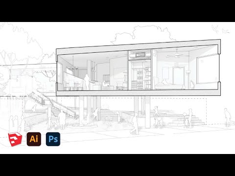 HOW TO: Perspective Section Diagram with SketchUp and Illustrator