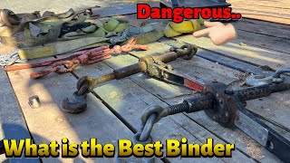 The Biggest Fail when chaining down. Best and worst BINDERS
