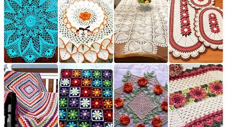 Elegant Unique Crochet Handmade Table Runner,Blankets,Mats,Laces//New Most Top Design Patterns 2026