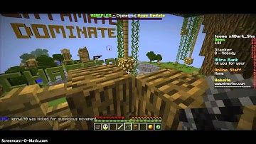 Minecraft~ how to get on top of the tree in mineplex