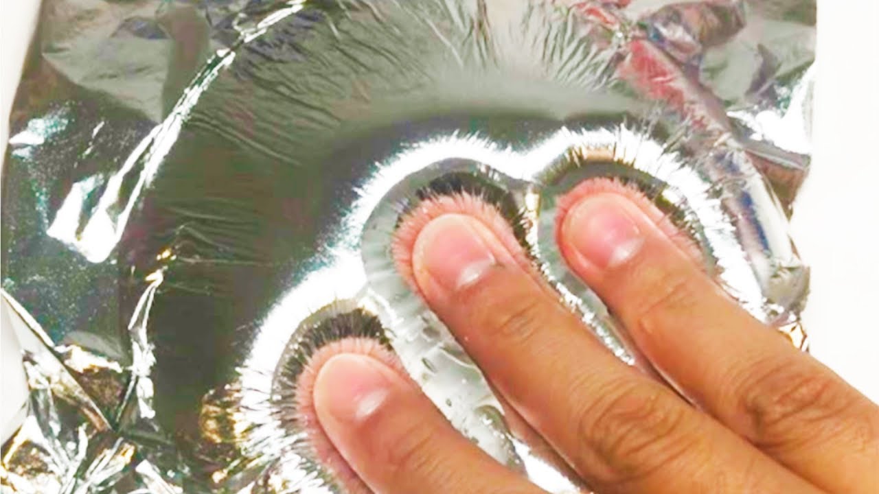 Relaxing Slime ASMR - Foil Slime #2