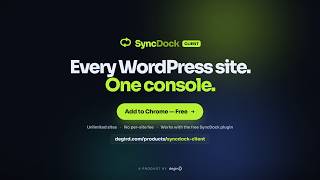 Managing 10, 50 or 100+ WordPress Sites Let AI Handle the Content Workflow | SyncDock