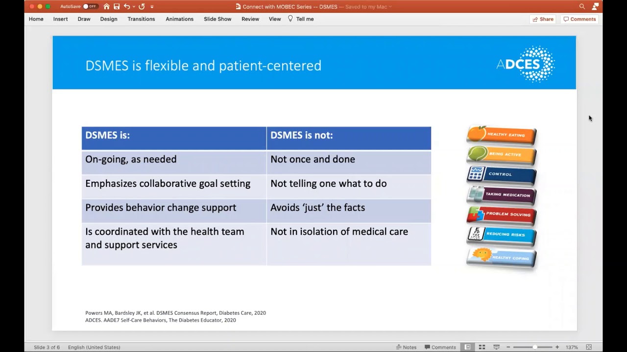 Diabetes Self-Management Education & Support (DSMES)