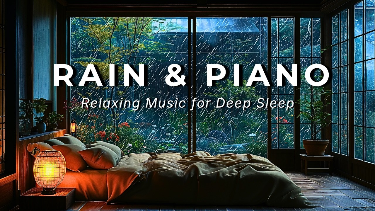 🌧️ Rain Sounds Study and Sleep 🌙 Relaxing Piano Music for Focus & Deep ...