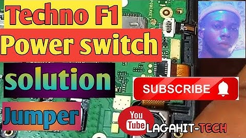 Techno F1 power switch Ways jumper