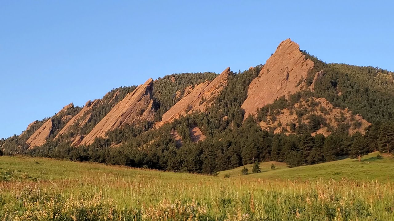 Flatirons Sunrise Chautauqua Boulder Colorado 732020 Youtube 
