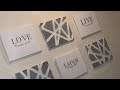 LAUGH, LIVE, LOVE CANVAS DIY USING A CRICUT W/EPOXY FINISH|WALL DECOR|ABSTRACT  WALL ART|CRICUT DIY|