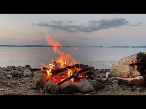 Костёр На Берегу Озера | Sunset Campfire |