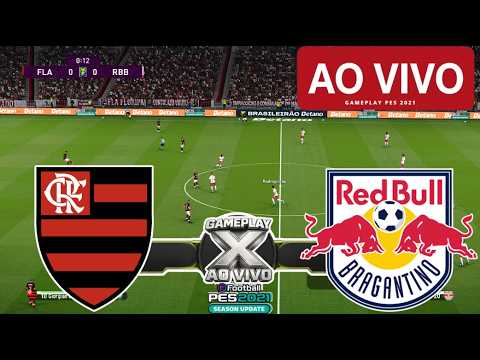 FL4M3NGO X BR4G4NT1NO I 4O V1VO COM 1M4G3NS I GAMEPLAY NO PES 21-SIMULAÇÃO VÍDEO GAMER