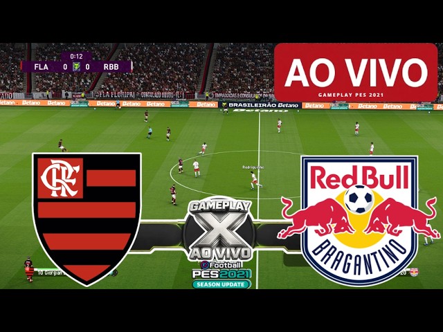 FL4M3NGO X BR4G4NT1NO I 4O V1VO COM 1M4G3NS I GAMEPLAY NO PES 21-SIMULAÇÃO VÍDEO GAMER