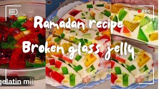 Broken Glass Jelly Pudding | Easy Jelly Dessert | Milk & Jelly Pudding Dessert | home chef rajput